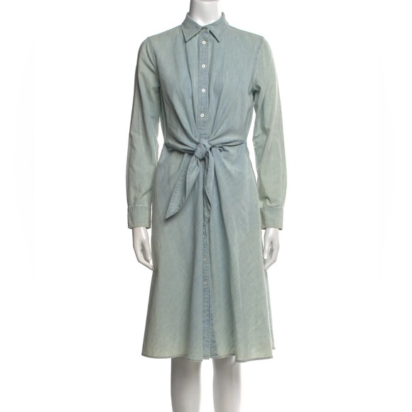Ralph Lauren Dresses & Skirts - Lauren Ralph Lauren Light Blue Button Front Shirt Dress